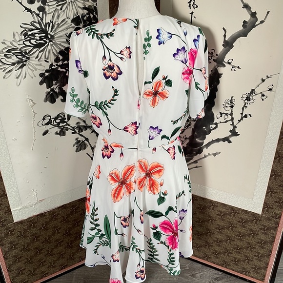 Express Flutter sleeve Dress - Picture 3 of 5